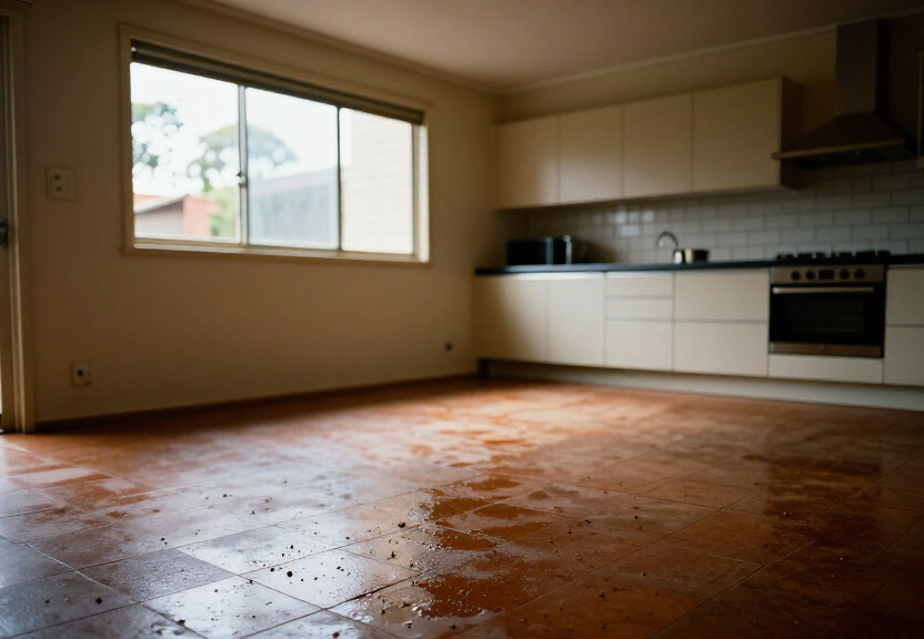 Cockroach treatment in a rental kitchen